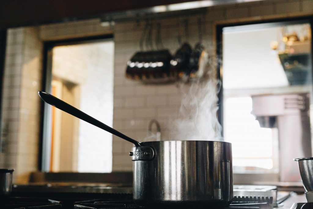 boiling water from our favorite cookware brand